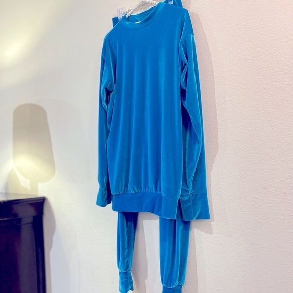 Laina Rauma velour lounge leisure sweatsuit S - Picture 6 of 11